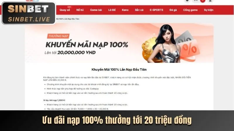 Ưu đãi nạp đầu cho bắn cá